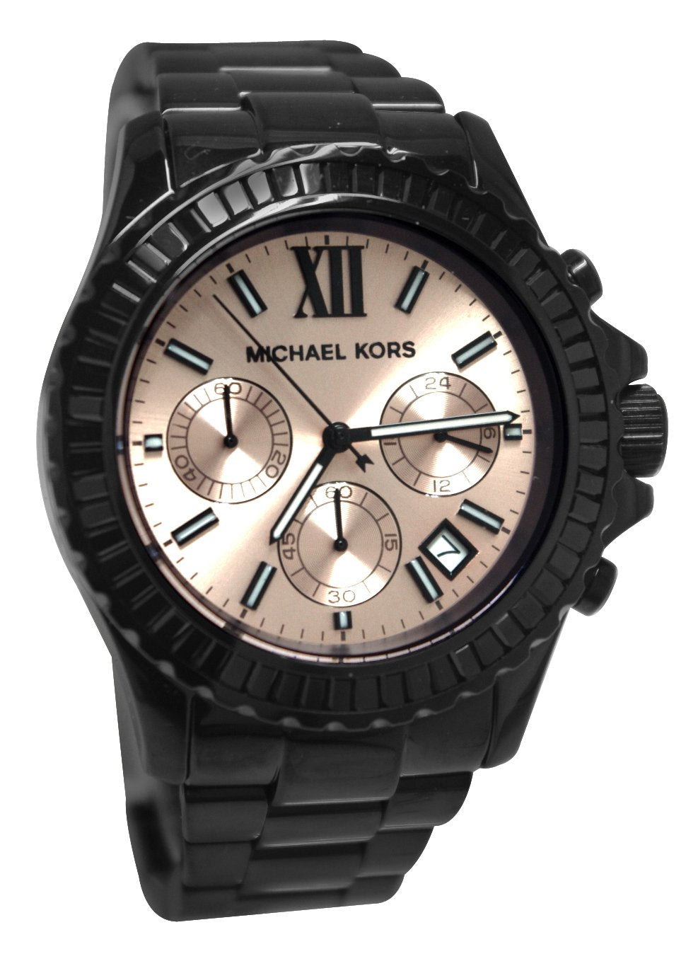  Shop Authentic Michael Kors Everest Quartz Rose Gold Dial Black Steel Strap Watch For Women - MK5872 - Luxxuri