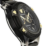  Shop Authentic Versace Icon Active Chronograph Black Dial Black Steel Strap Watch for Men - VEZ700421 - Luxxuri