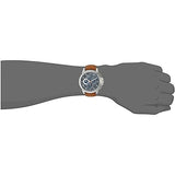  Shop Authentic Michael Kors Ryker Chronograph Analog Blue Dial Brown Leather Strap Watch For Men - MK8518 - Luxxuri