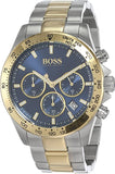  Shop Authentic Hugo Boss Hero Blue Dial Two Tone Steel Strap Watch for Men - 1513767 - Luxxuri