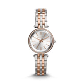  Shop Authentic Michael Kors Darci Silver Dial Two Tone Steel Strap Watch for Women - MK3298 - Luxxuri