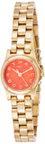  Shop Authentic Marc Jacobs Henry Dinky Red Dial Gold Steel Strap Watch for Women - MBM3202 - Luxxuri