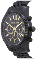  Shop Authentic Michael Kors Lexington Chronograph Black Dial Black Steel Strap Watch for Men - MK8603 - Luxxuri