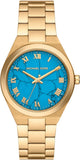  Shop Authentic Michael Kors Lennox Analog Blue Dial Gold Steel Strap Watch for Women - MK7460 - Luxxuri