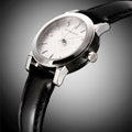 Shop Authentic Burberry The City White Dial Black Leather Strap Watch for Women - BU9206 - Luxxuri
