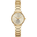  Shop Authentic Michael Kors Portia Quartz Gold Dial Gold Steel Strap Watch For Women - MK3838 - Luxxuri