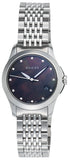  Shop Authentic Gucci G Timeless Diamonds Mother of Pearl Black Dial Silver Steel Strap Watch For Women - YA126505 - Luxxuri