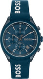  Shop Authentic Hugo Boss Velocity Chronograph Blue Dial Blue Rubber Strap Watch For Men - 1514061 - Luxxuri