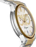  Shop Authentic Salvatore Ferragamo F-80 Classic White Dial Two Tone Steel Strap Watch for Men - SFME00821 - Luxxuri