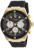  Shop Authentic Guess Poseidon Chronograph Black Dial Black Rubber Strap Watch for Men - GW0057G1 - Luxxuri