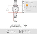  Shop Authentic Michael Kors Sage Three-Hand Mother of Pearl White Dial Silver Steel Strap Watch for Women - MK4824 - Luxxuri