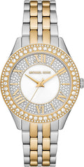  Shop Authentic Michael Kors Harlowe Three-Hand Crystals White Dial Two Tone Steel Strap Watch for Women - MK4811 - Luxxuri