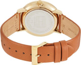  Shop Authentic Tommy Hilfiger Jenna Quartz White Dial Brown Leather Strap Watch for Women - 1782073 - Luxxuri