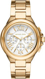 Shop Authentic Michael Kors Camille Chronograph White Dial Gold Steel Strap Watch For Women - MK7270 - Luxxuri