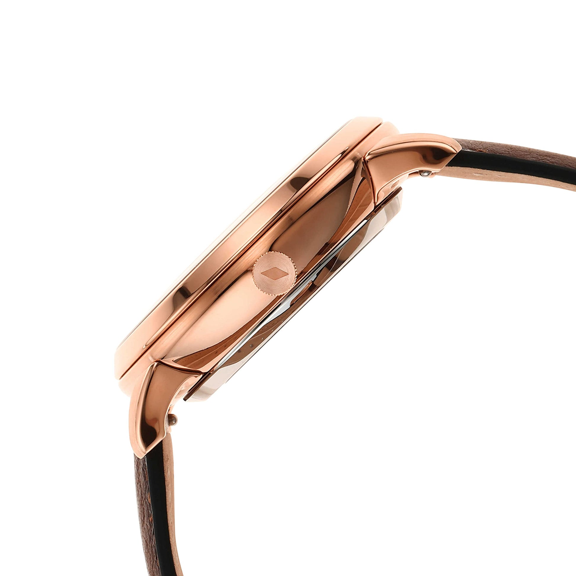  Shop Authentic Fossil Neutra Automatic Skeleton Black Dial Brown Leather Strap Watch for Men - ME3195 - Luxxuri