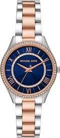  Shop Authentic Michael Kors Lauryn Quartz Blue Dial Two Tone Steel Strap Watch For Women - MK3929 - Luxxuri