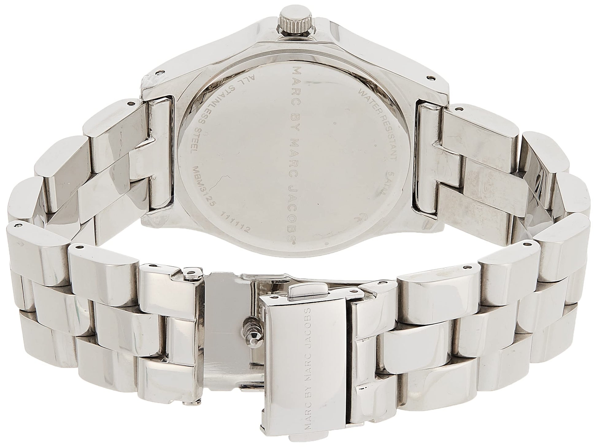  Shop Authentic Marc Jacobs Blade Chronograph Silver Dial Silver  Steel Strap Watch for Women - MBM3125 - Luxxuri
