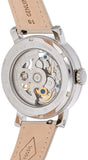  Shop Authentic Fossil Boyfriend Automatic Skeleton Silver Dial White Leather Strap Watch for Women - ME3069 - Luxxuri