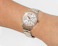 Shop Authentic Guess Enchanting Diamonds Silver Dial Two Tone Steel Strap Watch for Women - W0305L3 - Luxxuri