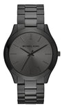 🎁 Michael Kors Slim Runway Black Dial Black Steel Strap Watch for Men - MK8507 (100% off)
