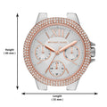  Shop Authentic Michael Kors Camille Multifunction White Dial Two Tone Steel Strap Watch For Women - MK6846 - Luxxuri