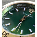  Shop Authentic Versace Hellenyium Quartz Green Dial Two Tone Steel Strap Watch For Men - VE3A00720 - Luxxuri