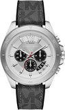  Shop Authentic Michael Kors Brecken Chronograph Silver Dial Grey Leather Strap Watch For Men - MK8922 - Luxxuri