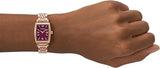  Shop Authentic Emporio Armani Two Hand Diamonds Burgundy Dial Rose Gold Steel Strap Watch For Women - AR11488 - Luxxuri