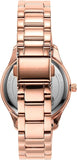  Shop Authentic Michael Kors Layton Three Hand Red Dial Rose Gold Steel Strap Watch For Women - MK6893 - Luxxuri
