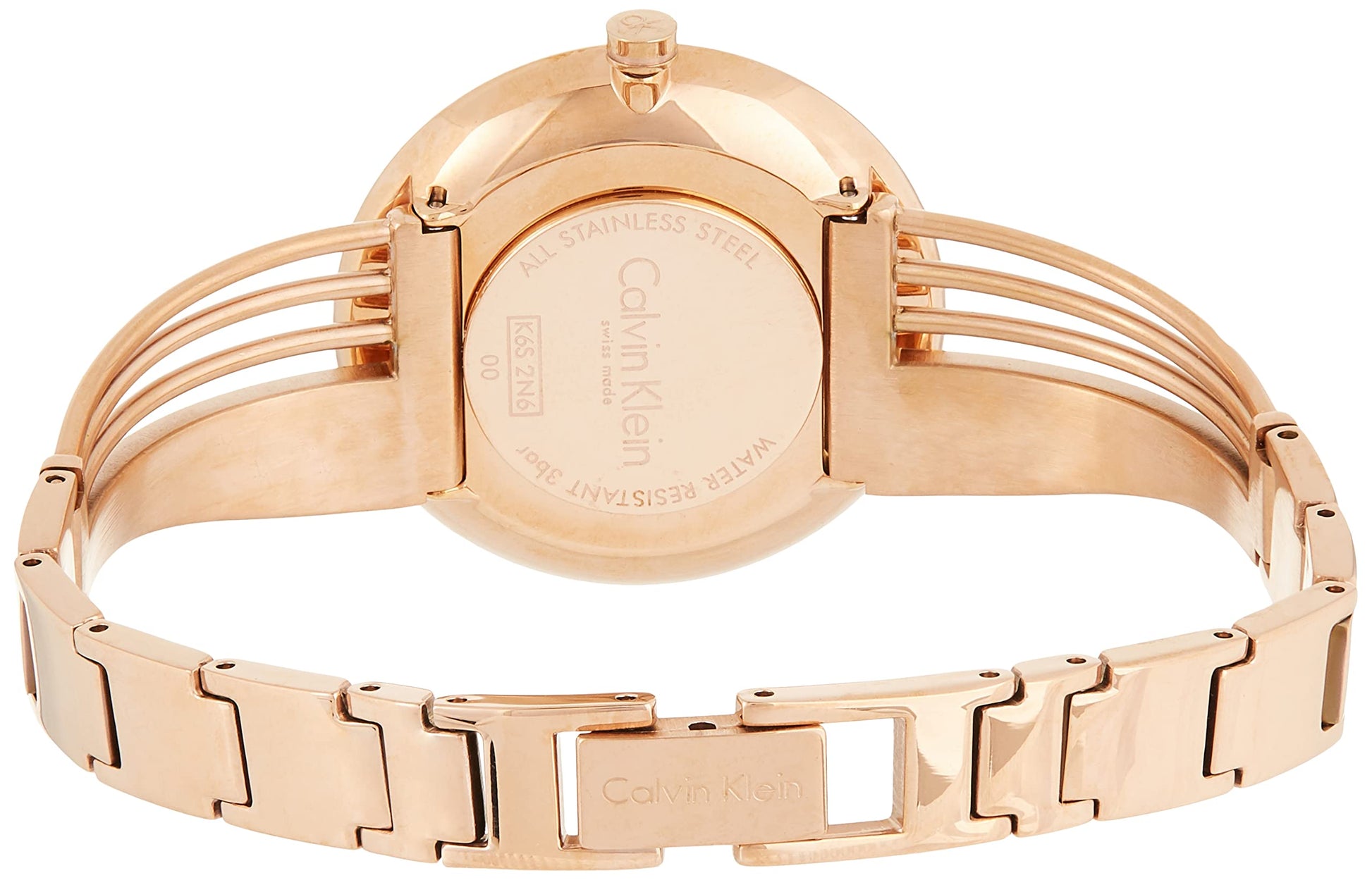  Shop Authentic Calvin Klein Drift White Dial Rose Gold Steel Strap Watch for Women - K6S2N616 - Luxxuri