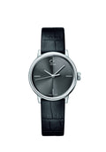  Shop Authentic Calvin Klein Accent Black Dial Black Leather Strap Watch for Women  - K2Y2Y1C3 - Luxxuri