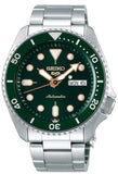  Shop Authentic Seiko 5 Sports Automatic Analog Green Dial Silver Steel Strap Watch For Men - SRPD63K1 - Luxxuri