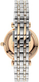  Shop Authentic Emporio Armani Gianni T-Bar Silver Dial Two Tone Steel Strap Watch For Women - AR11293 - Luxxuri