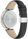 Shop Authentic Versace Palazzo Empire Black Dial Black Leather Strap Watch for Women - VCO060017 - Luxxuri