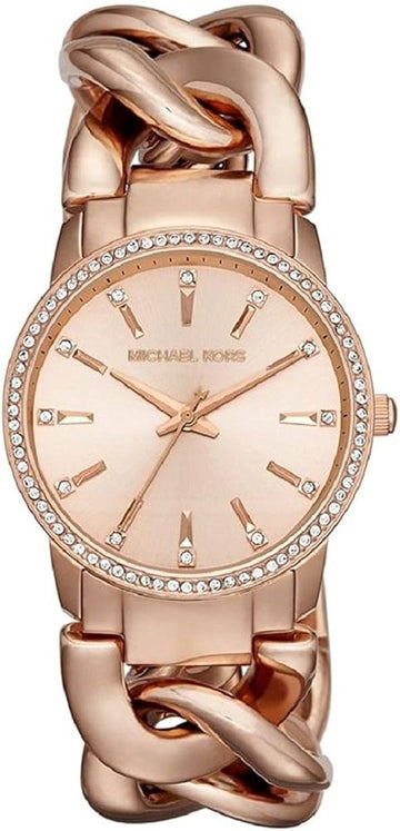  Shop Authentic Michael Kors Nini Quartz Crystals Rose Gold Dial Rose Go Watch For Women - MK3236 - Luxxuri