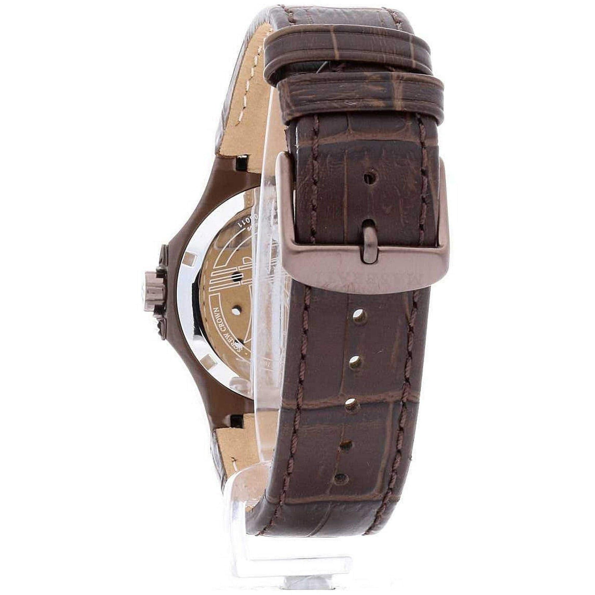  Shop Authentic Maserati Potenza Brown Dial Brown Leather Strap Watch For Men - R8851108011 - Luxxuri