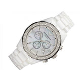  Shop Authentic Emporio Armani Ceramica Chronograph White Dial White Ceramic Strap Watch For Women - AR1456 - Luxxuri