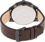  Shop Authentic Tommy Hilfiger Chase Quartz Black Dial Brown Leather Strap Watch for Men - 1791577 - Luxxuri