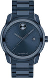  Shop Authentic Movado Bold Verso Blue Dial Blue Steel Strap Watch for Men - 3600862 - Luxxuri
