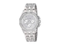  Shop Authentic Bulova Crystal Collection Pave Silver Dial with Crystals Silver Steel Strap Watch for Men - 96C134 - Luxxuri