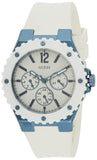 Shop Authentic Guess Overdrive Chronograph White Dial White Rubber Strap Watch for Women - W0149L6 - Luxxuri