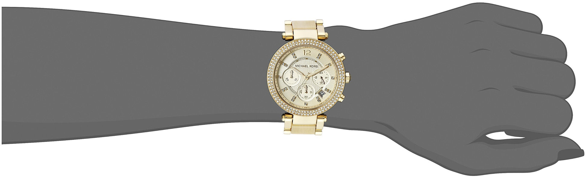  Shop Authentic Michael Kors Parker Gold Dial Gold Steel Strap Watch for Women - MK5632 - Luxxuri