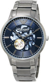  Shop Authentic Emporio Armani Renato Automatic Blue Dial Grey Steel Strap Watch For Men - AR60056 - Luxxuri
