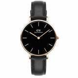  Shop Authentic Daniel Wellington Classic Petite Reading Black Dial Black Leather Strap Watch For Women - DW00100167 - Luxxuri