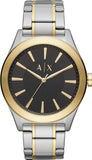  Shop Authentic Armani Exchange Nico Analog Black Dial Two Tone Steel Strap Watch For Men - AX2336 - Luxxuri