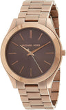  Shop Authentic Michael Kors Runway Quartz Brown Dial Brown Steel Strap Watch For Women - MK3418 - Luxxuri