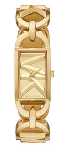  Shop Authentic Michael Kors Empire Three Hand Gold Dial Gold Steel Strap Watch For Women - MK7406 - Luxxuri