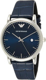  Shop Authentic Emporio Armani Dress Quartz Blue Dial Blue Leather Strap Watch For Men - AR2501 - Luxxuri