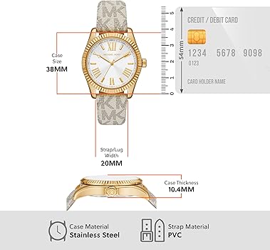  Shop Authentic Michael Kors Lexington Analog Silver Dial White Leather Strap Watch For Women - MK4746 - Luxxuri