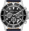  Shop Authentic Michael Kors Everest Chronograph Black Dial Blue Leather Strap Watch For Men - MK9091 - Luxxuri